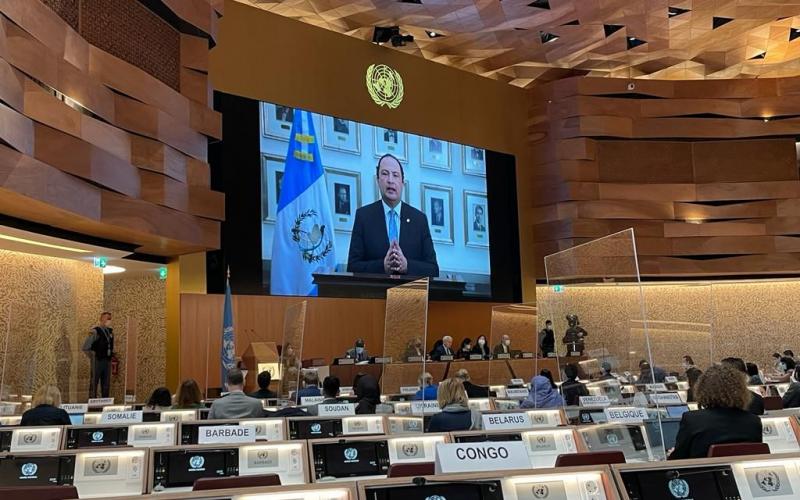 Canciller de Guatemala interviene en Segmento de Alto Nivel del Consejo de Derechos Humanos 