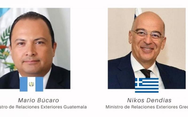 Cancilleres de Guatemala y Grecia acuerdan impulsar actividades para estrechar vínculos diplomáticos