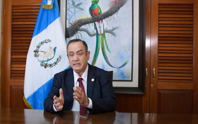 Presidente Alejandro Giammattei 