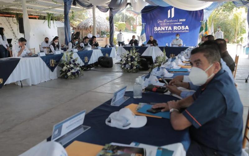 Alcaldes de Santa Rosa  se suman a los compromisos del Reglamento 164-2021