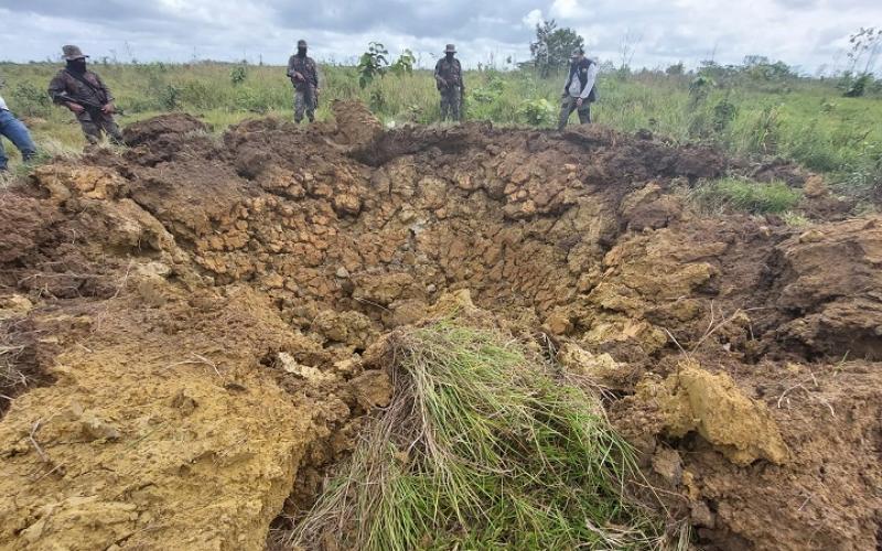 Acciones conjuntas contra el narcotráfico en Petén