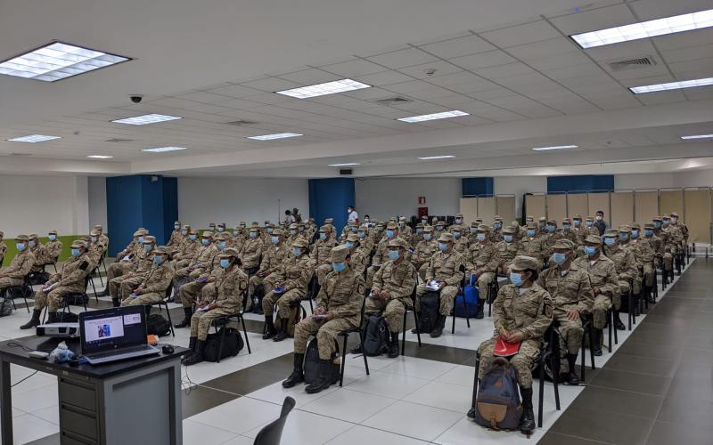 105 Reservistas Militares se suman como vacunadores contra el Coronavirus, COVID-19