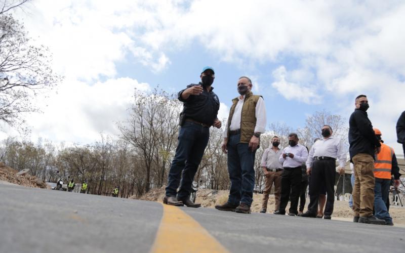 Tramo carretero facilita trabajo antinarcótico