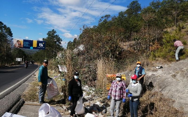 Campaña de limpieza elimina contaminación en Malacatancito, Huehuetenango