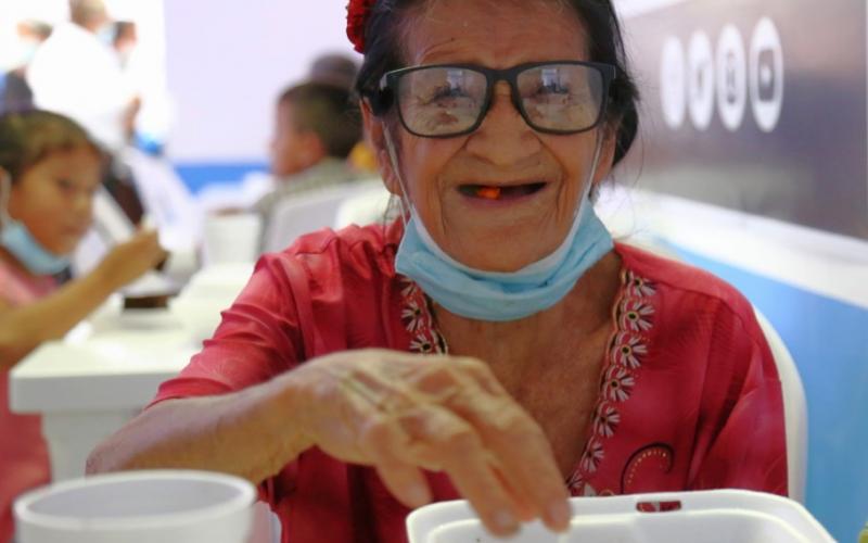 Usuaria de Comedor Social en La Democracia, Escuintla