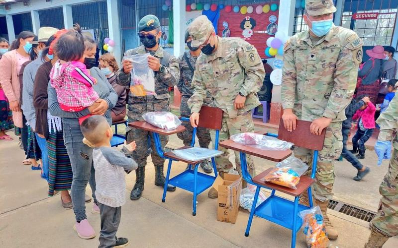 Apoyo en jornada médica en Huehuetenango.