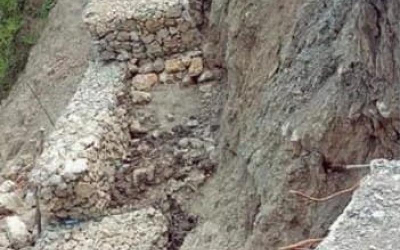 Derrumbe en el departamento de Huehuetenango.