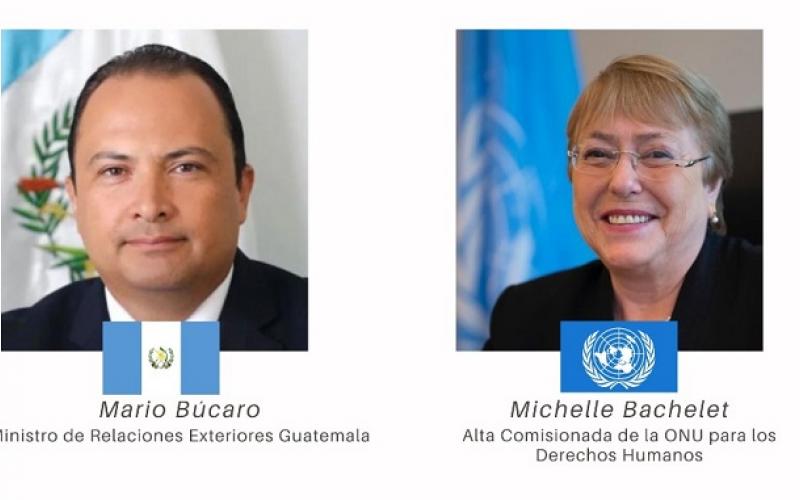 Guatemala y ACNUDH abordan fortalecimiento de derechos humanos y preservación de la paz