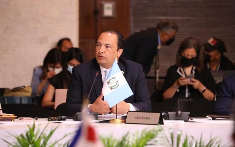 Canciller Mario Búcaro participa en Reunión Ministerial sobre Migración, en Panamá