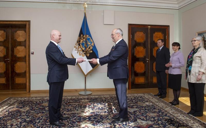 Embajador de Guatemala presenta Cartas Credenciales en Estonia