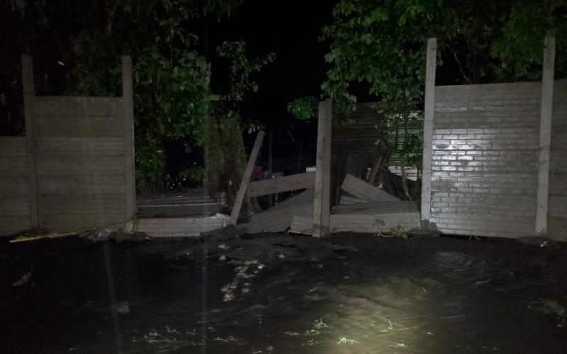 INUNDACIÓN EN EL CASERÍO CALLE VIEJA, RÍO BRAVO, SUCHITEPÉQUEZ.