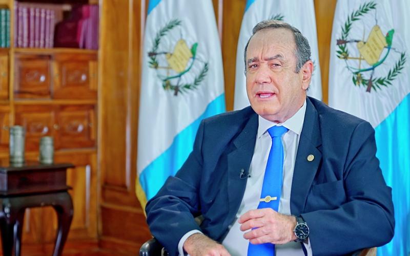 Presidente Alejandro Giammattei