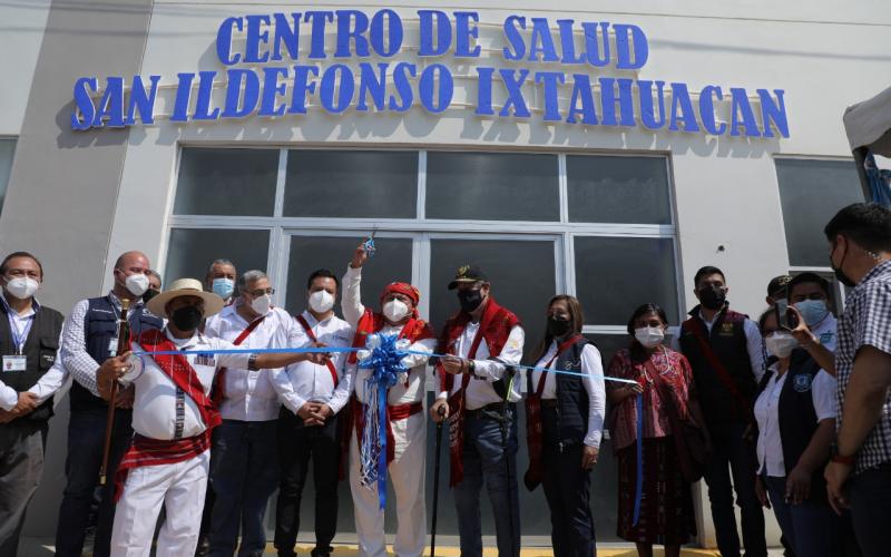 Presidente Alejandro Giammattei inaugura Centro de Salud en Huehuetenango