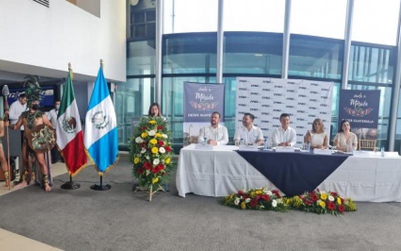 Minex participa en inauguración de vuelos Guatemala - Mérida, de TAG Airlines