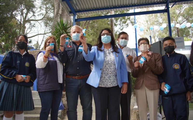Inauguración del INEB "Profesor Héctor Neri Castañeda Calderón”