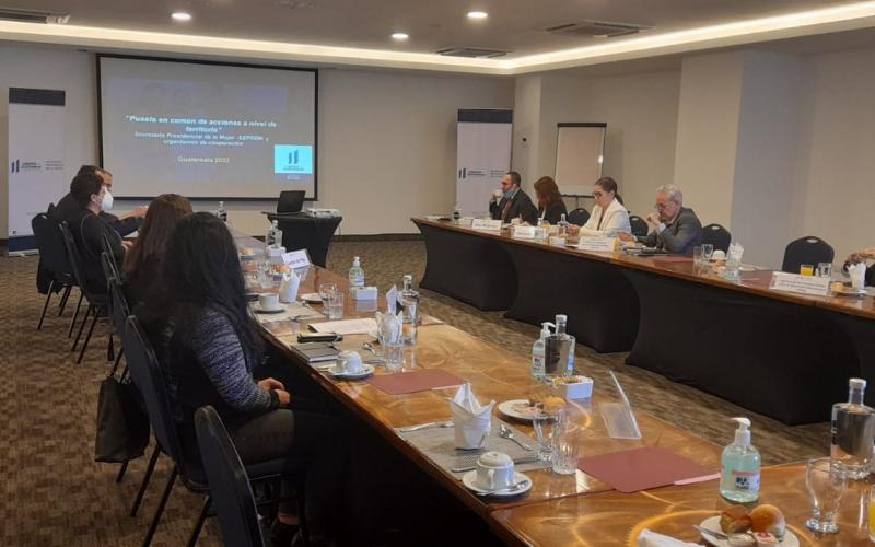 La Secretaria Presidencial de la Mujer Ana Leticia Aguilar Theissen