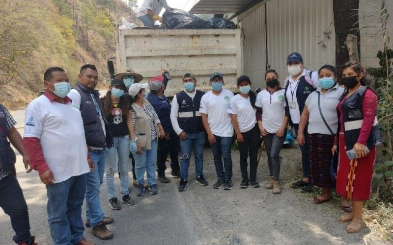 Jornadas de limpieza en Huehuetenango recolectan 20 toneladas de desechos