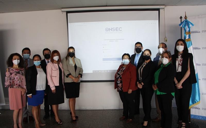 La Directora de Onsec en el lanzamiento de nuevas aplicaciones web