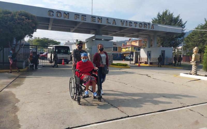 Quinta Brigada de Infantería apoyó jornada médica oftalmológica en Huehuetenango