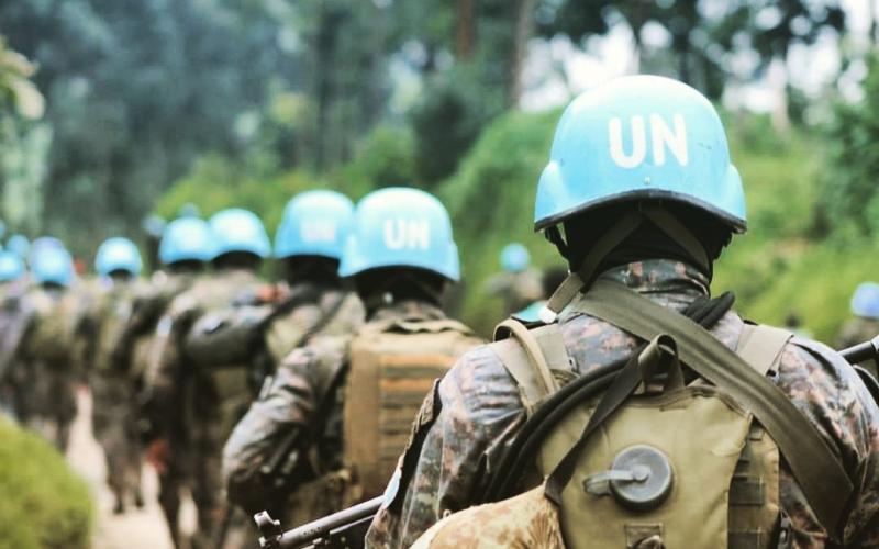 Cascos azules del Ejército de Guatemala