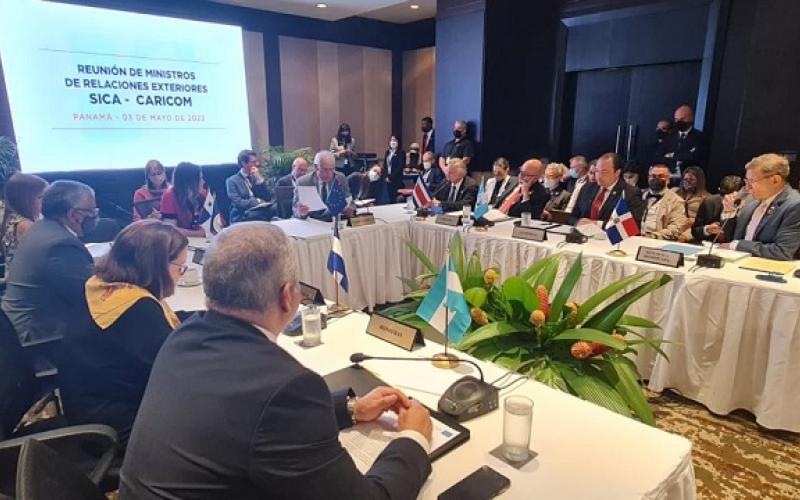 Canciller Mario Búcaro participa en Reunión de Ministros de Relaciones Exteriores del SICA y de la CARICOM 
