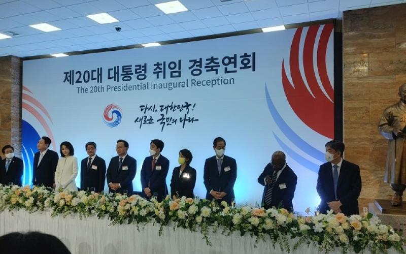 Embajada de Guatemala participa en toma de posesión de nuevo presidente de la República de Corea, Yoon Suk-yeol