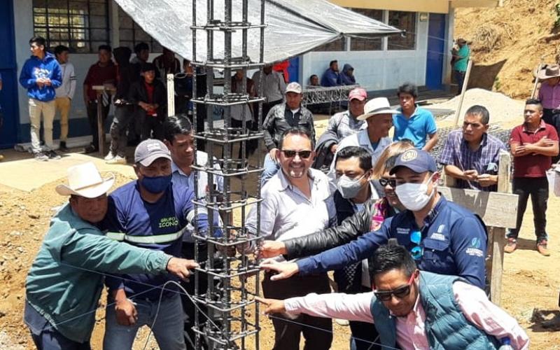 Fodes construye edificio para instituto educativo en Comitancillo, San Marcos