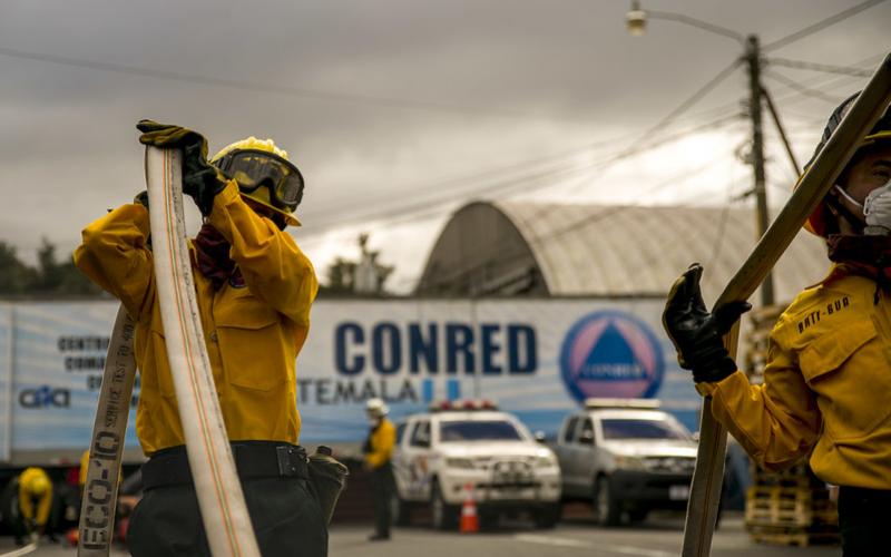 BRIF/GUA de la CONRED están preparadas para atender incendios a nivel nacional. Foto de archivo.