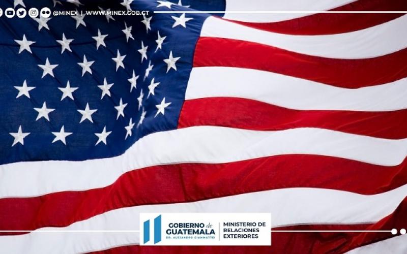 Guatemala se solidariza con Estados Unidos de América por ataque ocurrido en escuela en Uvalde, Texas