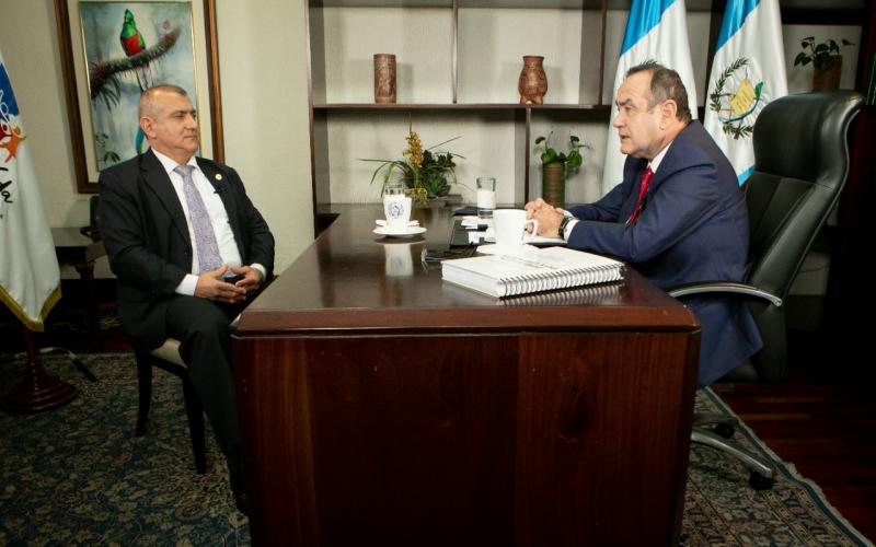 Presidente Alejandro Giammattei 