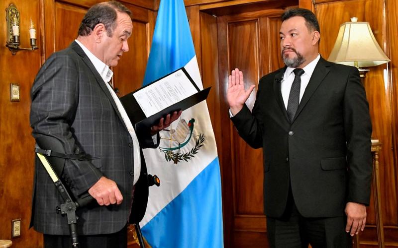 Presidente Alejandro Giammattei 