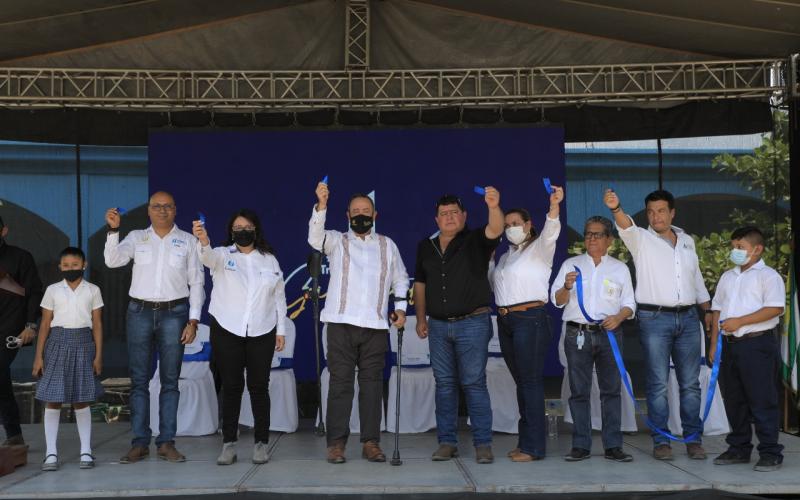 Presidente Alejandro Giammattei inaugura ampliación de Escuela Primaria 