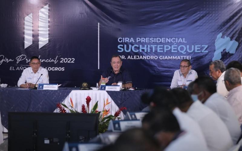 Gira Presidencial cierra en Suchitepéquez