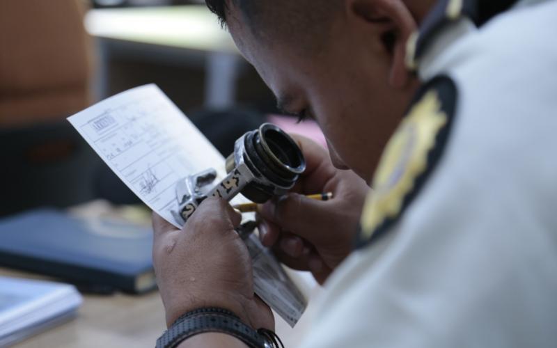 Curso de dactiloscopia fortalece cotejo de huellas