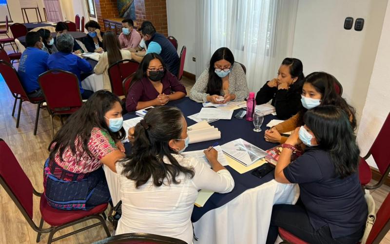 Delegada Departamental de Sacatepéquez, con el apoyo de personal técnico del Departamento de Interseccionalidad de Derechos e Interculturalidad de la Dirección de Gestión de Políticas Públicas para la Equidad entre Hombres y Mujeres de la Seprem