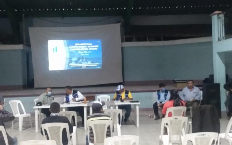 Mesa técnica de desechos sólidos de Chimaltenango es instruida sobre el Reglamento 164-2021