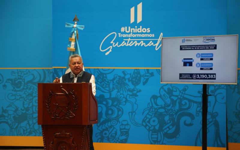 Ministro de Desarrollo presenta avances de Bono Social y Comedor Social