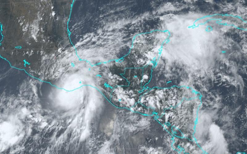 Imagen satelital. Fuente: INSIVUMEH.
