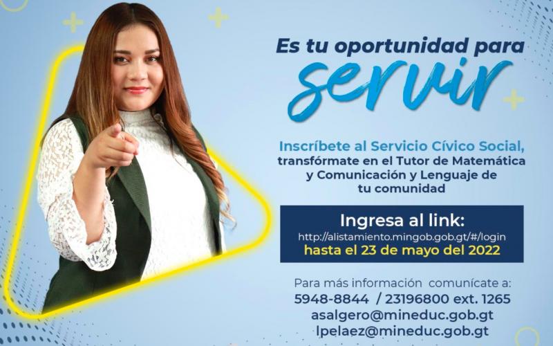Es tu oportunidad para servir 