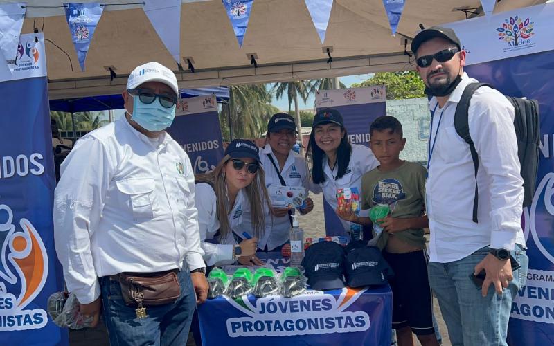 Actividad de Jóvenes Protagonistas en San José, Escuintla