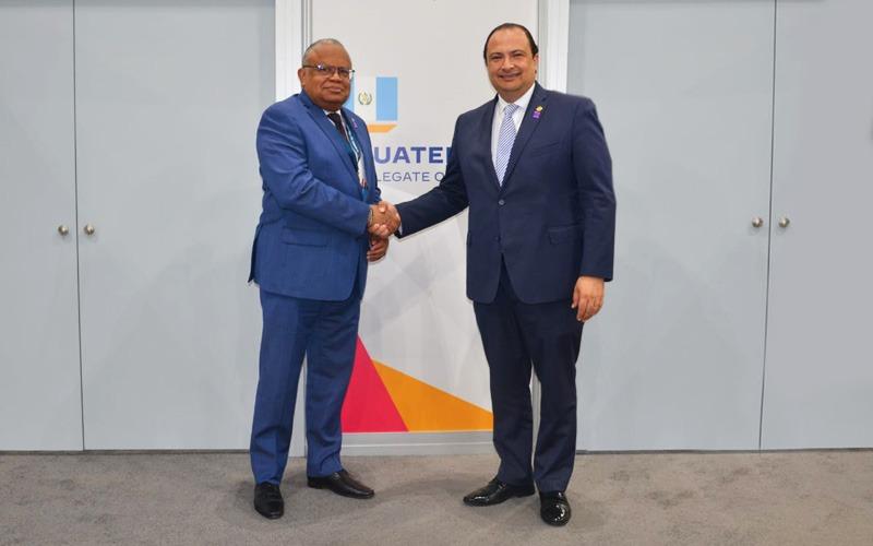 Guatemala y Barbados sostienen diálogo centrado en la promoción comercial, turística y cultural