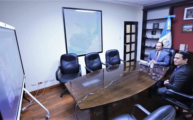 Canciller Mario Búcaro participa en reunión virtual de la Junta Asesora del Movimiento de Combate contra el Antisemitismo