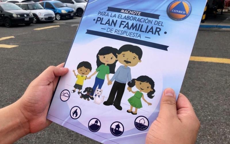 CONRED recomienda elaborar el Plan Familiar de Respuesta. 