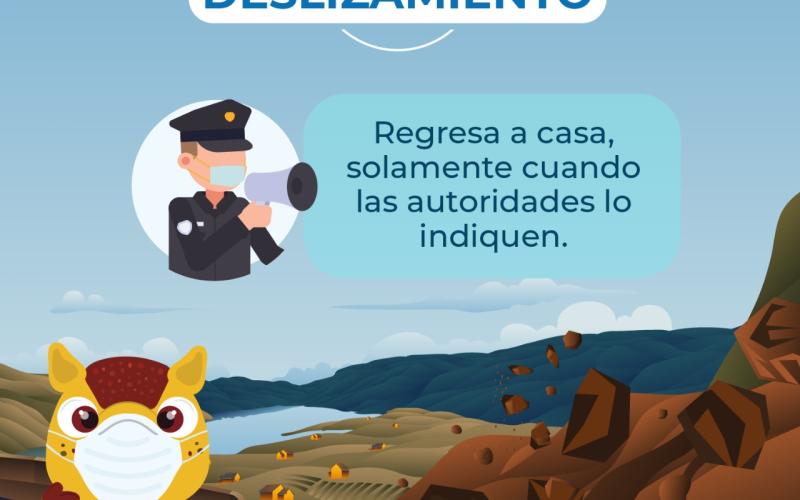 Recomendación en caso de incidente.