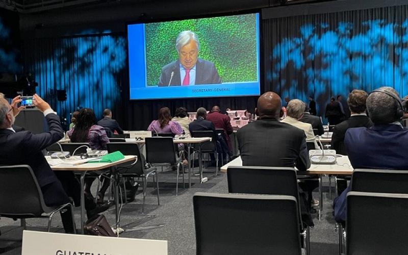 Delegación de Guatemala participa en conferencia internacional Estocolmo+50