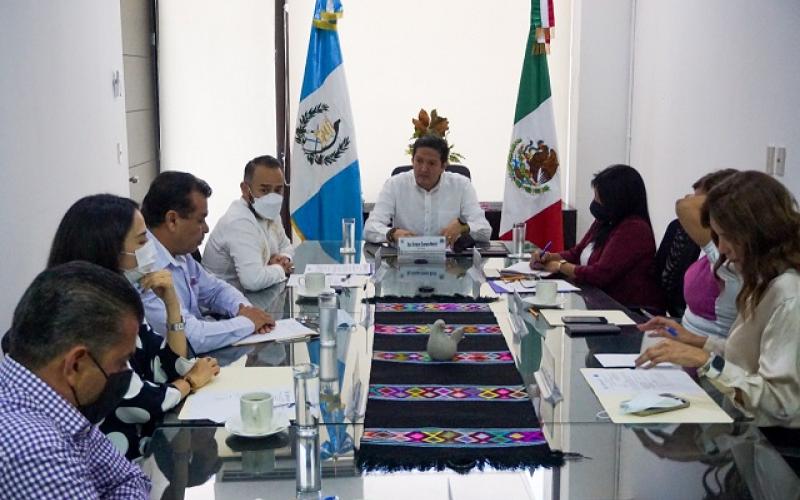 Consulado de Guatemala en Chiapas se reúne con diputados estatales en busca de solución a tránsito irregular de migrantes