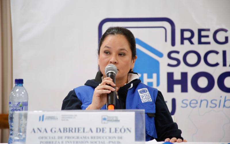 Representante del PNUD presenta resultados sobre Registro Social de Hogares