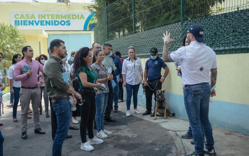 Los visitantes fueron testigos de los avances de Guatemala en materia de reinserción social