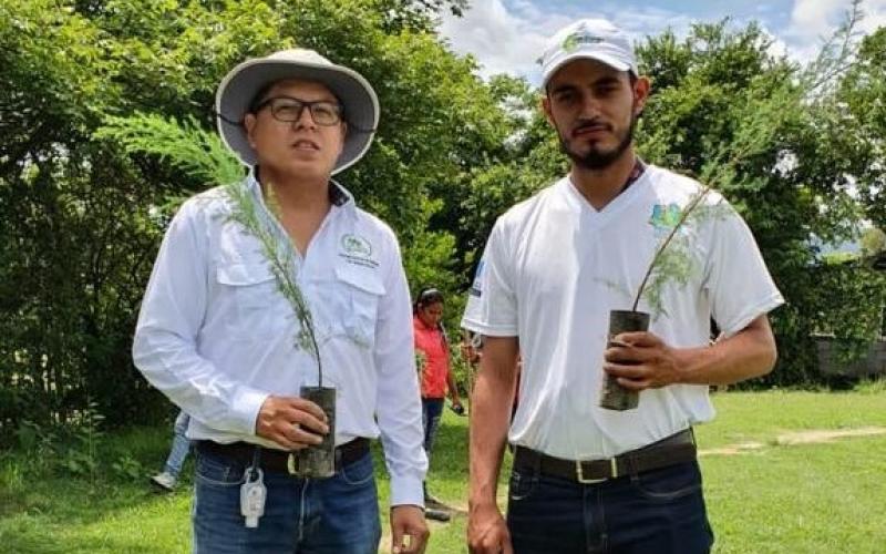 Cubulco celebra el mes del medioambiente con reforestación