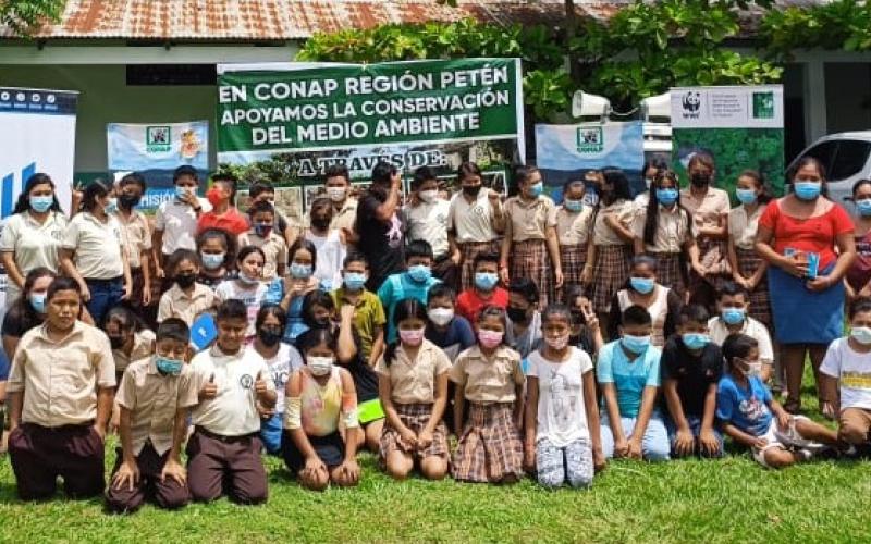 MARN capacita a 244 estudiantes de Petén sobre cambio climático